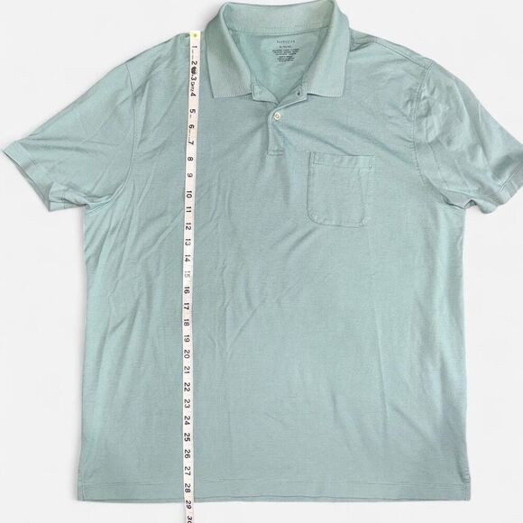 NWOT - Van Heusen Turquoise Polo Shirt (Mens XL) - Picture 2 of 6